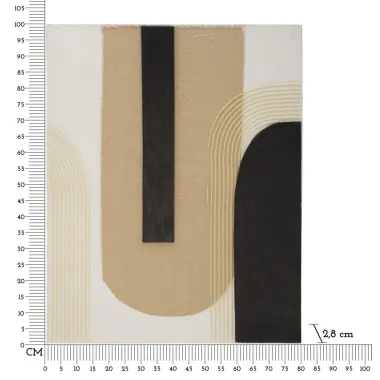 OBRAZ NA PŁÓTNIE LOFTY -A- 80X2,8X100 cm